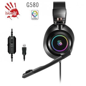 Bloody G580 7.1 Siyah Surround Rgb Oyuncu Kulaklığı