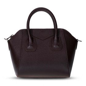 BloominBag Aria Walnut Brown Small Hakiki Deri Kadın El Omuz Çantası