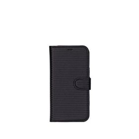 BloominBag Aurel Magna Graphene Black Iphone 16 Pro Magsafe Siyah Uyumlu Wallet Case Deri Telefon Kılıfı