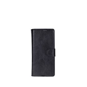 BloominBag Aurelio Siena Onyx Black Samsung Galaxy Z Fold7 Siyah Deri Cüzdan Telefon Kılıfı