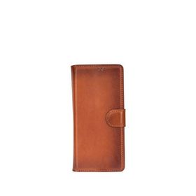 BloominBag Aurelio Siena Tan Samsung Galaxy Z Fold7 Taba Deri Cüzdan Telefon Kılıfı