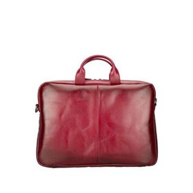 BloominBag Bloomurban Shield 13""- 14"" Crimson Kırmızı Deri Laptop Macbook Çantası