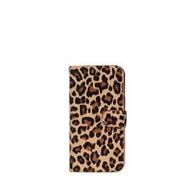 BloominBag iPhone 16 Pro Aurel Magna Leopard Couture Magsafe Uyumlu 6.3 inç Wallet Case Rfid Korumalı Leopar Desenli Deri Telefon Kılıfı