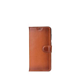 BloominBag Monte Soft Tan Samsung Galaxy S26 Hakiki Deri Çıkarılabilir Cüzdanlı Telefon Kılıfı