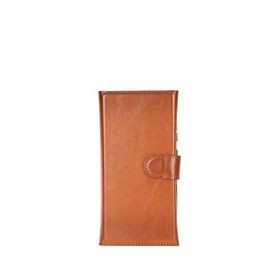 BloominBag Samsung Galaxy S25 Ultra Deri Wallet Case 6.9 inç Valeno Siena Tan Manyetik Ayrılabilir Cüzdanlı Telefon Kılıfı