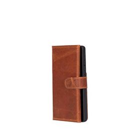 BloominBag Samsung Galaxy S25 Ultra Valeno Mocca Deri Wallet Case 6.9 inç Manyetik Ayrılabilir Cüzdanlı Kahverengi Telefon Kılıfı
