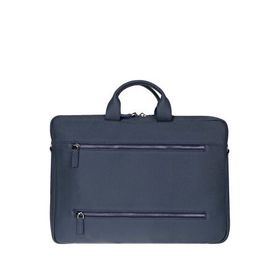BloominBag Urban Shell Pro 13-14"" Midnight Navy Deri Laptop Macbook Çantası
