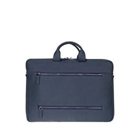 BloominBag Urban Shell Pro 16"" Midnight Navy Hakiki Deri Laptop Macbook Çantası