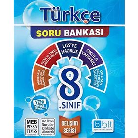 BLT Bulut Yayınları 8. Sınıf Türkçe Soru Bankası Gelişim Serisi