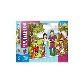Blue Focus 100 Parça Snow White Pamuk Prenses Puzzle
