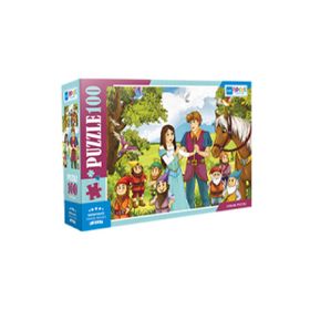 Blue Focus 100 Parça Snow White Pamuk Prenses Puzzle