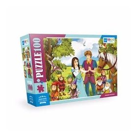 Blue Focus 100 Parça Snow White Pamuk Prenses Puzzle