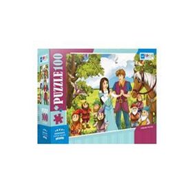 Blue Focus 100 Parça Snow White Pamuk Prenses Puzzle