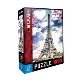 Blue Focus 1000 Parça Eiffel Tower Eyfel Kulesi Puzzle