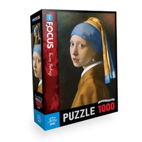 Blue Focus 1000 Parça İnci Küpeli Kız Puzzle