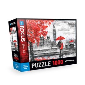 Blue Focus 1000 Parça London Puzzle