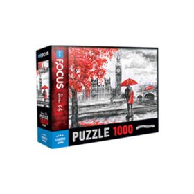 Blue Focus 1000 Parça London Puzzle