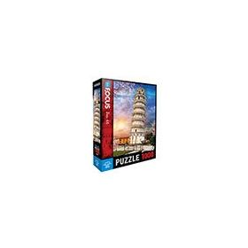 Blue Focus 1000 Parça Pisa Leaning Tower Pisa Kulesi Puzzle