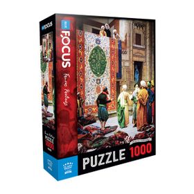Blue Focus 1000 Parça The Carpet Merchant Halı Tüccarı Puzzle
