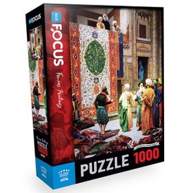 Blue Focus 1000 Parça The Carpet Merchant Halı Tüccarı Puzzle