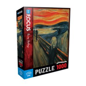 Blue Focus 1000 Parça The Scream Çığlık Puzzle