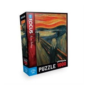 Blue Focus 1000 Parça The Scream Çığlık Puzzle