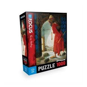 Blue Focus 1000 Parça The Tortoise Trainer Kaplumbağa Terbiyecisi Puzzle