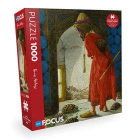 Blue Focus 1000 Parça The Tortoise Trainer Kaplumbağa Terbiyecisi Puzzle