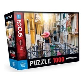 Blue Focus 1000 Parça Traveller Woman Gezgin Kadın Puzzle