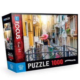 Blue Focus 1000 Parça Traveller Woman Gezgin Kadın Puzzle