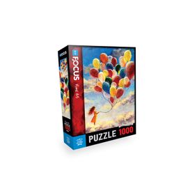 Blue Focus 1000 Parça Uçan Balonlar Puzzle