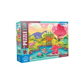 Blue Focus 150 Parça Cute Dinosaurs Sevimli Dinozorlar Puzzle