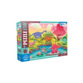 Blue Focus 150 Parça Cute Dinosaurs Sevimli Dinozorlar Puzzle
