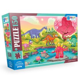 Blue Focus 150 Parça Cute Dinosaurs Sevimli Dinozorlar Puzzle