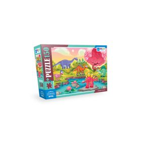 Blue Focus 150 Parça Cute Dinosaurs Sevimli Dinozorlar Puzzle