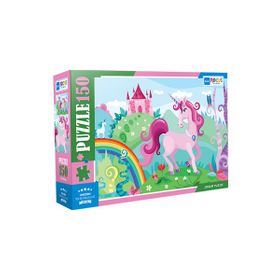 Blue Focus 150 Parça Unicorn Tek Boynuzlu At Puzzle