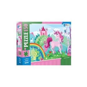 Blue Focus 150 Parça Unicorn Tek Boynuzlu At Puzzle