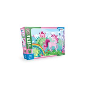 Blue Focus 150 Parça Unicorn Tek Boynuzlu At Puzzle