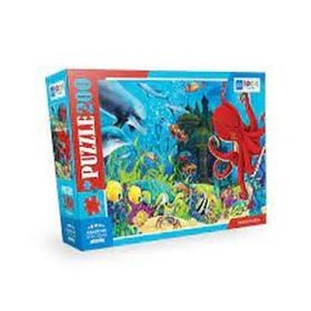 Blue Focus 200 Parça Aquatic Life Deniz Yaşamı Puzzle
