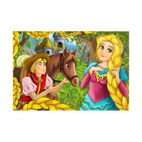 Blue Focus 200 Parça Princess Rapunzel Prenses Rapunzel Puzzle