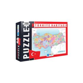 Blue Focus 200 Parça Türkiye Haritası Kutulu Puzzle