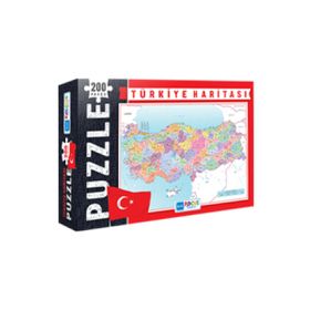 Blue Focus 200 Parça Türkiye Haritası Kutulu Puzzle