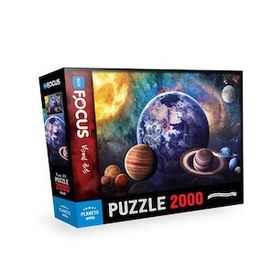 Blue Focus 2000 Parça Planets Gezegenler Puzzle