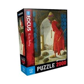 Blue Focus 2000 Parça The Tortoise Trainer Kaplumbağa Terbiyecisi Puzzle