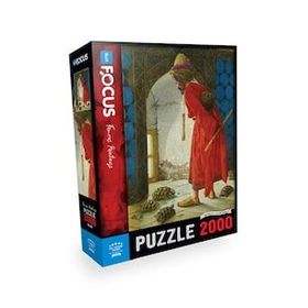 Blue Focus 2000 Parça The Tortoise Trainer Kaplumbağa Terbiyecisi Puzzle