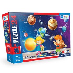 Blue Focus 24 Parça Yer Planets Gezegenler Puzzle