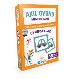 Blue Focus 48 Parça Memory Game Meslekler Akıl Oyunu