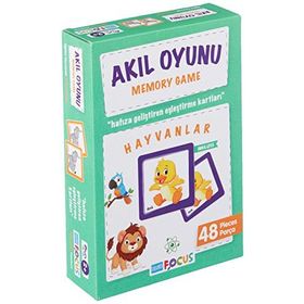 Blue Focus 48 Parça Memory Game Meslekler Akıl Oyunu