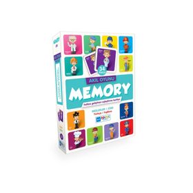 Blue Focus 48 Parça Memory Game Meslekler Akıl Oyunu