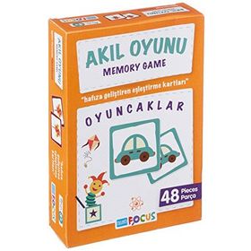 Blue Focus 48 Parça Memory Game Meslekler Akıl Oyunu